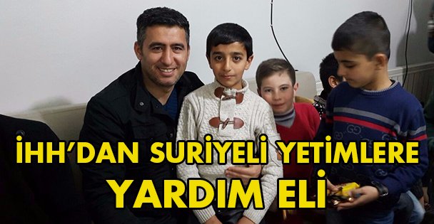 İHH'dan Suriyeli yetimlere yardım eli