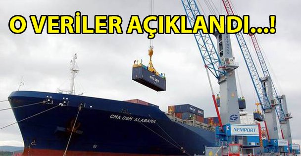 İhracat verileri açıklandı!