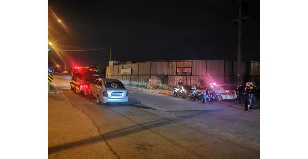 İki otomobil çarpıştığı kazada 1 kişi yaralandı