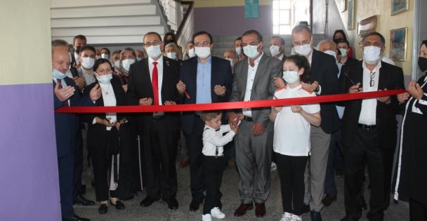 İKİ ŞEHİDİMİZ ADINÜ KÜTÜPHANE AÇILDI