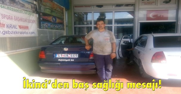 İkinci'den baş sağlığı mesajı!