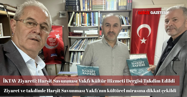 İKTAV Kütüphanesi Ziyareti: Ali Taşdemir ve Mürsel Ay, Harşit Savunmasına Işık Tutan Eseri İnceledi