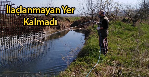 İlaçlanmayan Yer Kalmadı