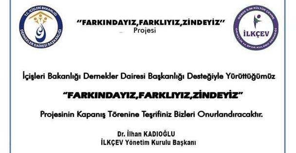 İLKÇEV Gençlik Projesi Kapanış Etkinliği