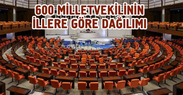 İllerin vekil sayısı değişti