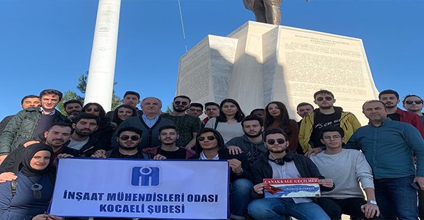 İMO'dan Çanakkale şehitlerine ziyaret