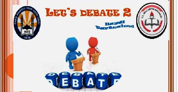 İngilizce Münazara 'Let´s Debate 2' yarışması