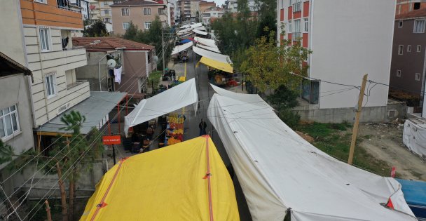 İnönü semt pazarı hizmete açıldı