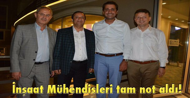 İnşaat Mühendisleri tam not aldı!