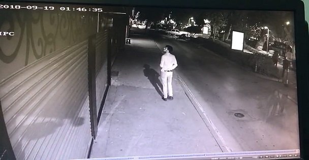 İş yerinden hırsızlık güvenlik kamerasında