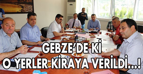 İş yerleri kiraya verildi