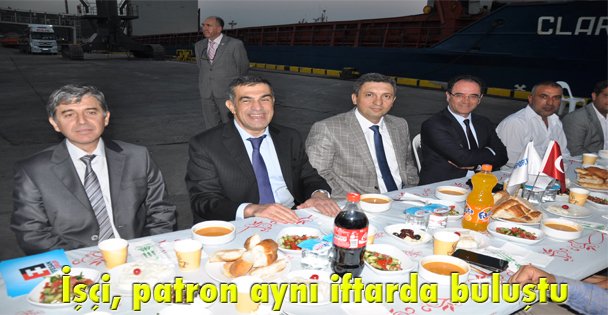 İşçi, patron aynı iftarda buluştu