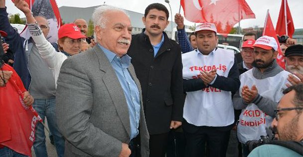 İşçilere destek verdi