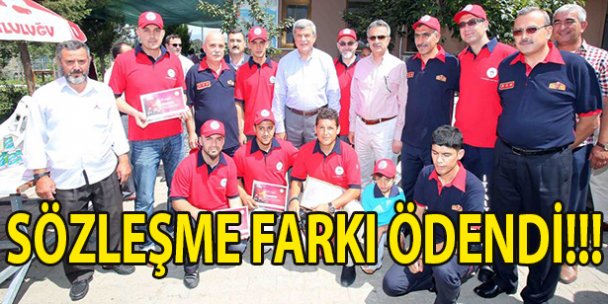 İşçiye sözleşme farkını ödedi