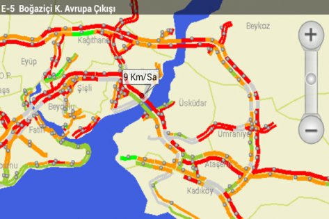 İstanbul'un Trafik Yoğunluğu Düştü!