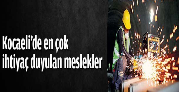 İşte Kocaeli'de en çok ihtiyaç duyulan meslekler