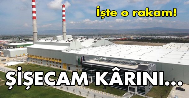 İşte Şişecam'ın kârı!