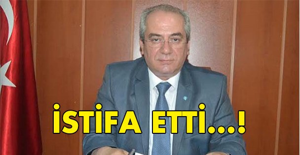 İstifa etti!