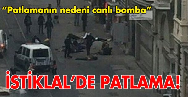İstiklal'de patlama!