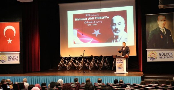 İSTİKLÂL MARŞI ŞAİRİ MEHMET ÂKİF ERSOY, 2021 YILI İÇİNDE GÖLCÜK'TE BİRÇOK ETKİNLİKLE ANILDI