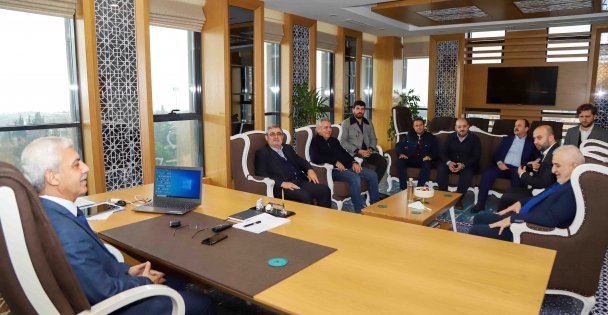 İSU GENEL MÜDÜRÜ ALİ SAĞLIK, MÜSİAD HEYETİNİ AĞIRLADI