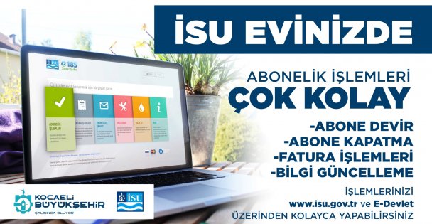 İSU'dan Abonelere Kolaylık
