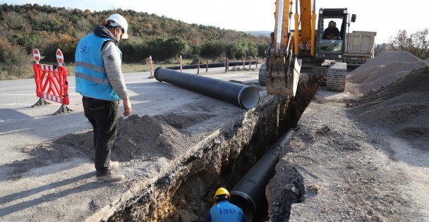 İSU'dan içme Suyu ve Kanalizasyon Çalışması
