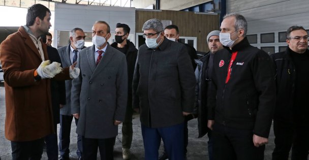 İşyeri Yanan Esnaflara ‘Geçmiş Olsun' Ziyareti