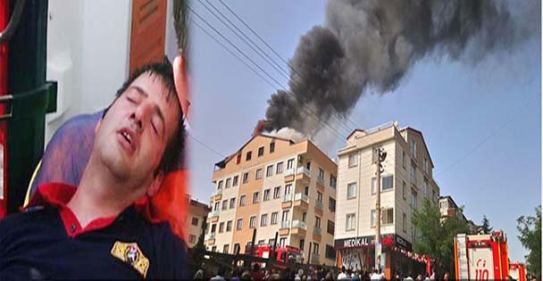 İtfaiye Eri Dumandan Etkilendi