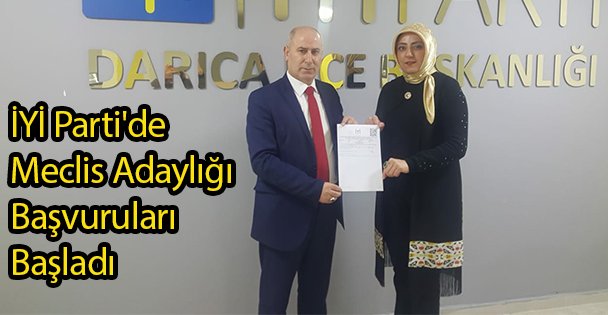 İYİ Parti'de Başvurular Başladı