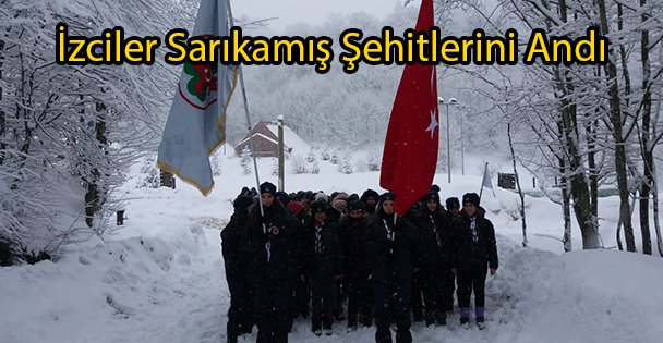 İzciler Sarıkamış Şehitlerini Andı