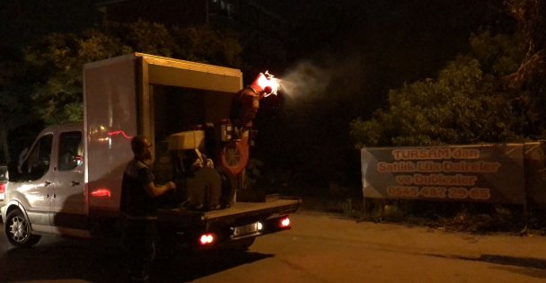 İzmit gece boyunca ilaçlandı