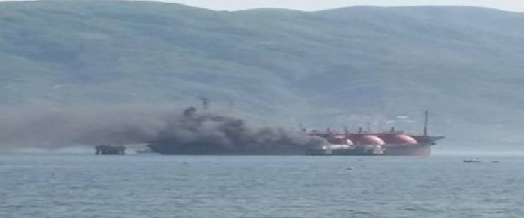 İzmit Körfezi'nde LPG tankeri yangını gelismeleri