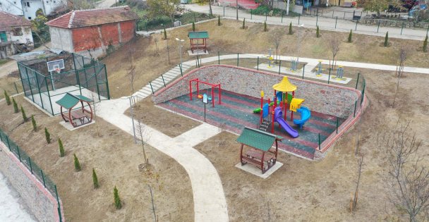 İzmit Sepetçiler Köyündeki Yeni Parkta Sona Doğru