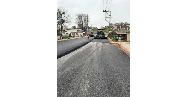 İzmit Solaklar Yolu Bir Günde Asfaltlandı