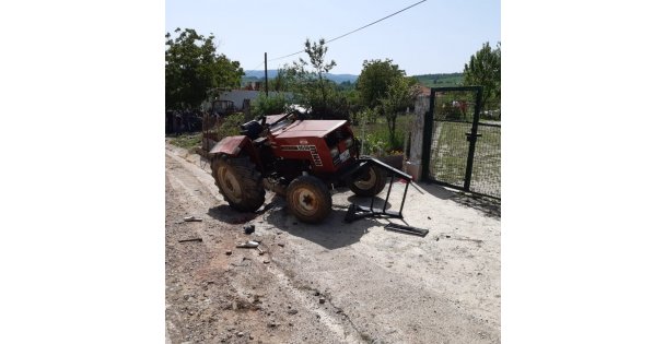 İzmitte su kanalına devrilen traktörün sürücüsü öldü