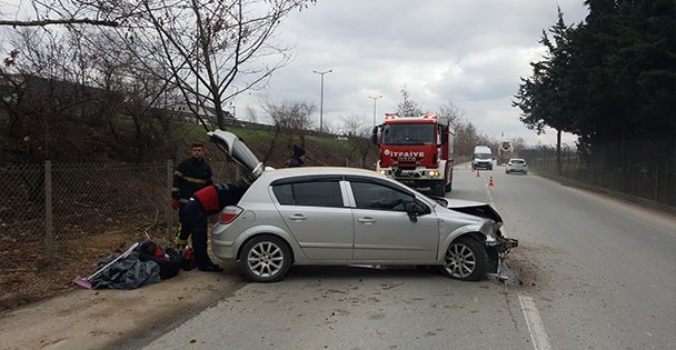 İzmit'te trafik kazası: 1 yaralı