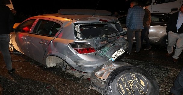 İzmit'te zincirleme trafik kazası: 16 yaralı