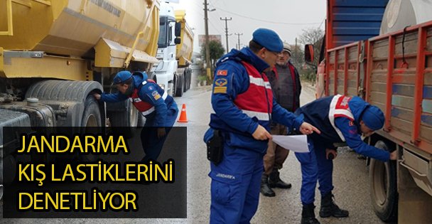 Jandarma Kış Lastiklerini Denetliyor