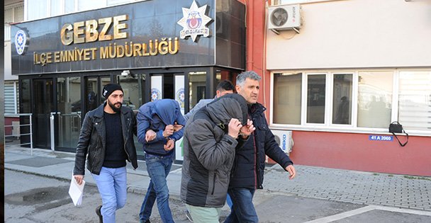 Gebze'de Kablo hırsızlığı yapan 2 kişi tutuklu