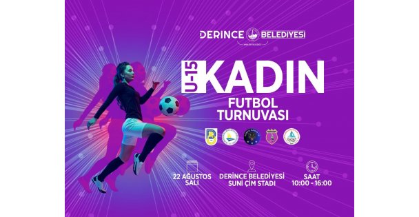 Kadın futbol turnuvası büyük heyecana sahne olacak