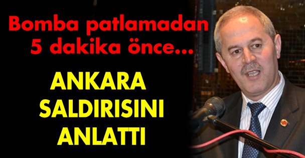 Kahraman Ankara saldırısını anlattı!