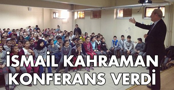 Kahraman konferans verdi