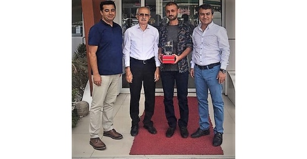 Kahraman tanker şoförü ödüllendirildi