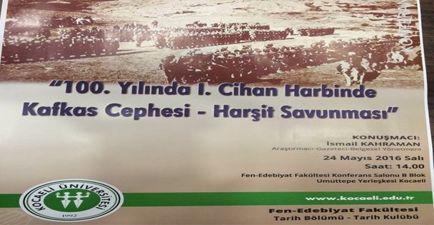 Kahraman'dan Kocaeli Üniversitesinde Konferans