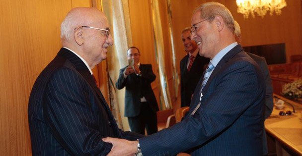 Kahraman'dan TBMM başkanı Kahraman'a ziyaret