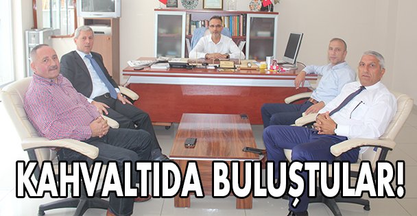 Kahvaltıda buluştular!