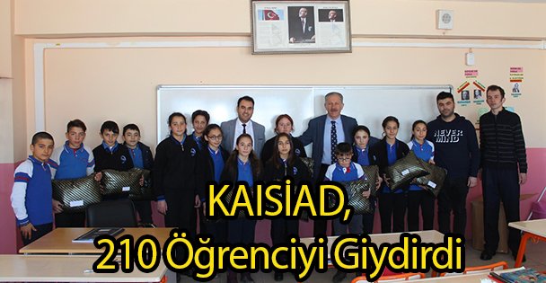 KAISİAD, 210 Öğrenciyi Giydirdi