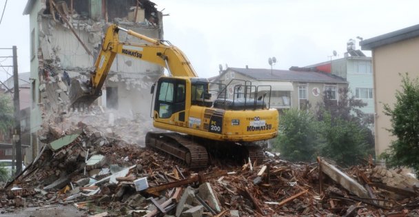 Kamulaştırma Çalışmaları Tamamlanan Binalarda Yıkım İşlemlerinde Sona Gelindi
