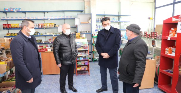Kara ve Bıyık, Hafta Sonu Esnafı Ziyaret Etti